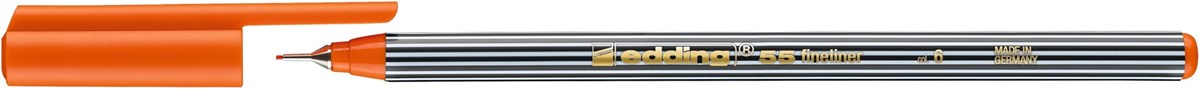 edding 55 Fineliner orange, Kunststoffspitze 0,3 mm (Art.-Nr.: 4-55006)