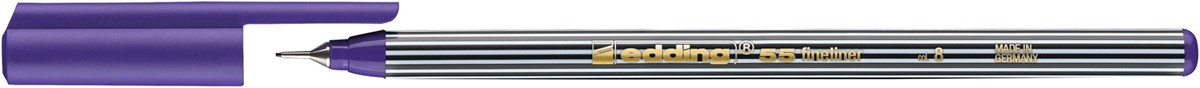 edding 55 Fineliner violett, Kunststoffspitze 0,3 mm (Art.-Nr.: 4-55008)