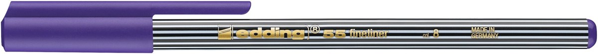 edding 55 Fineliner violett, Kunststoffspitze 0,3 mm (Art.-Nr.: 4-55008)