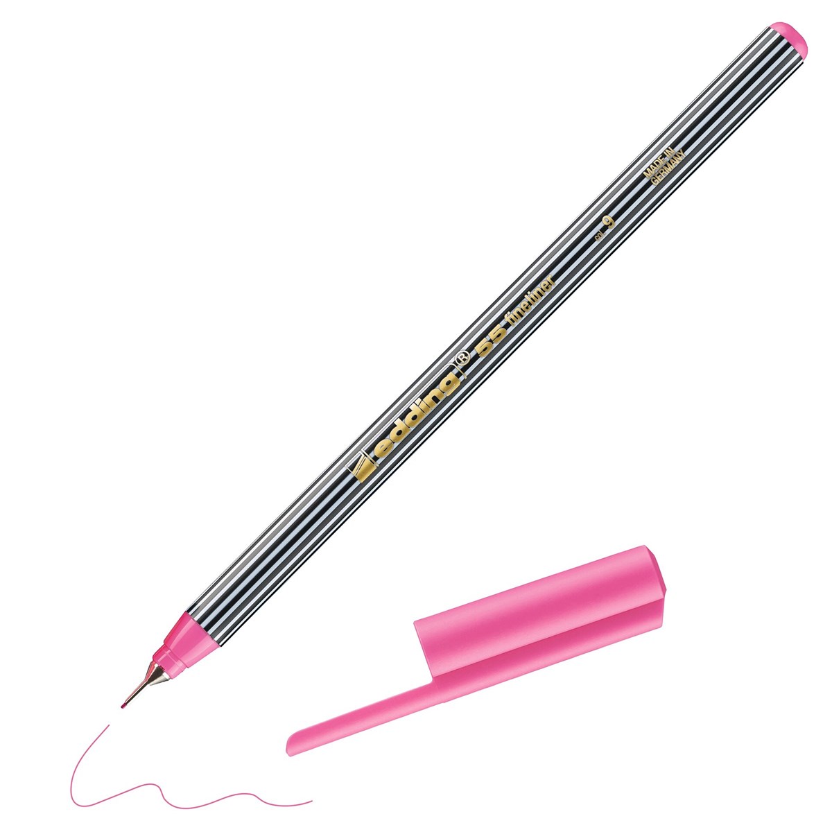 edding 55 Fineliner rosa, Kunststoffspitze 0,3 mm (Art.-Nr.: 4-55009)