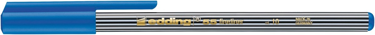 edding 55 Fineliner hellblau, Kunststoffspitze 0,3 mm (Art.-Nr.: 4-55010)