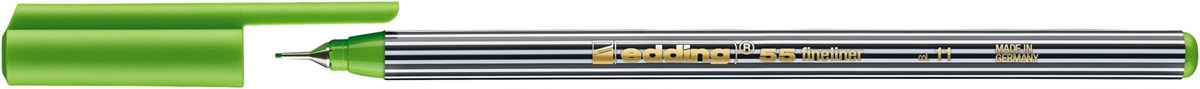 edding 55 Fineliner hellgrün, Kunststoffspitze 0,3 mm (Art.-Nr.: 4-55011)