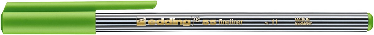 edding 55 Fineliner hellgrün, Kunststoffspitze 0,3 mm (Art.-Nr.: 4-55011)