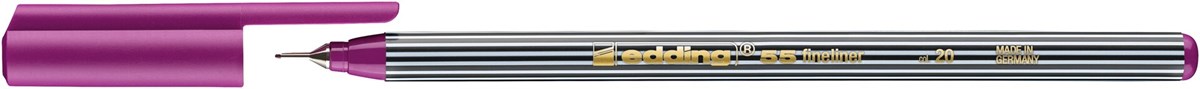 edding 55 Fineliner rot-violett, Kunststoffspitze 0,3 mm (Art.-Nr.: 4-55020)