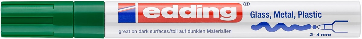 edding 750 creative Glanzlack-Marker grün, Rundspitze 2-4 mm (Art.-Nr.: 4-750-9-004)