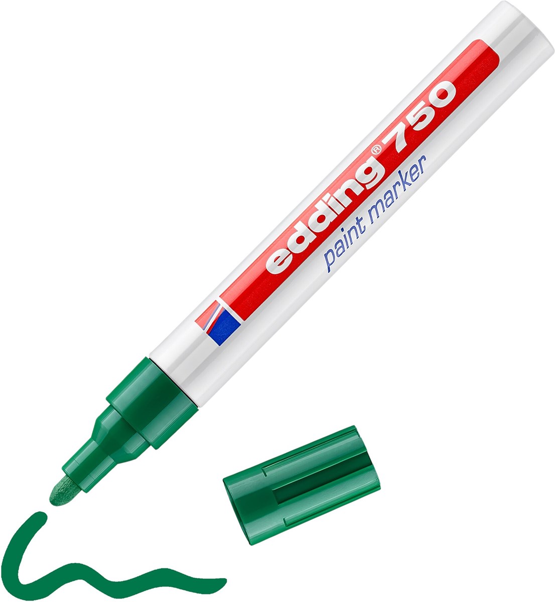 edding 750 Lackmarker grün, Rundspitze 2-4 mm (Art.-Nr.: 4-750004)