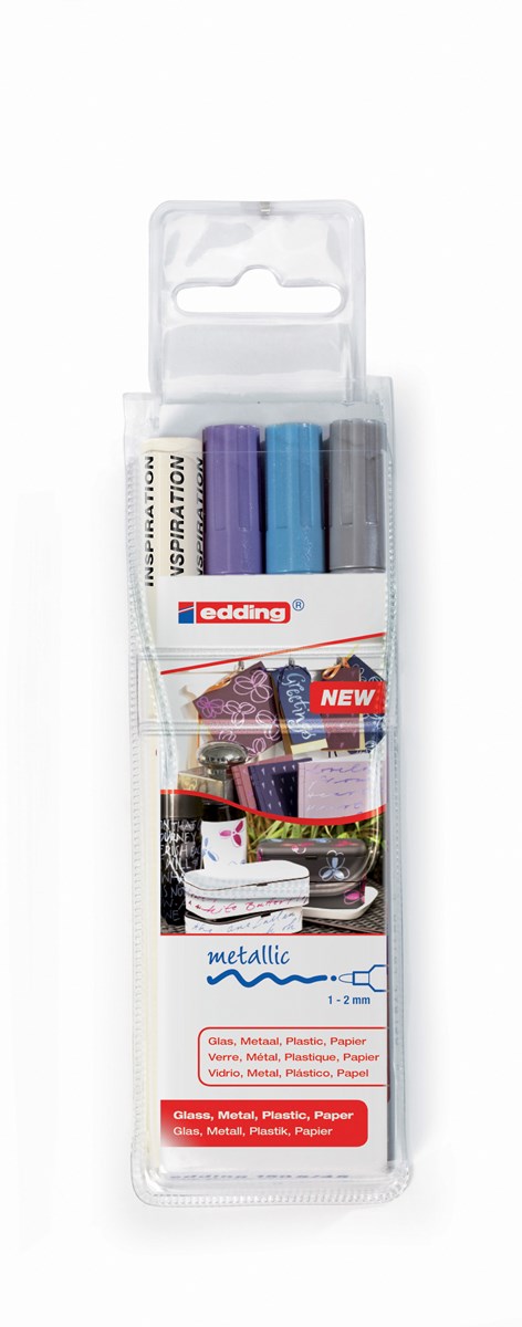 edding 751 Glanzlack-Marker 3er Set, Rundspitze 1-2 mm (Art.-Nr.: 4-751-3099)