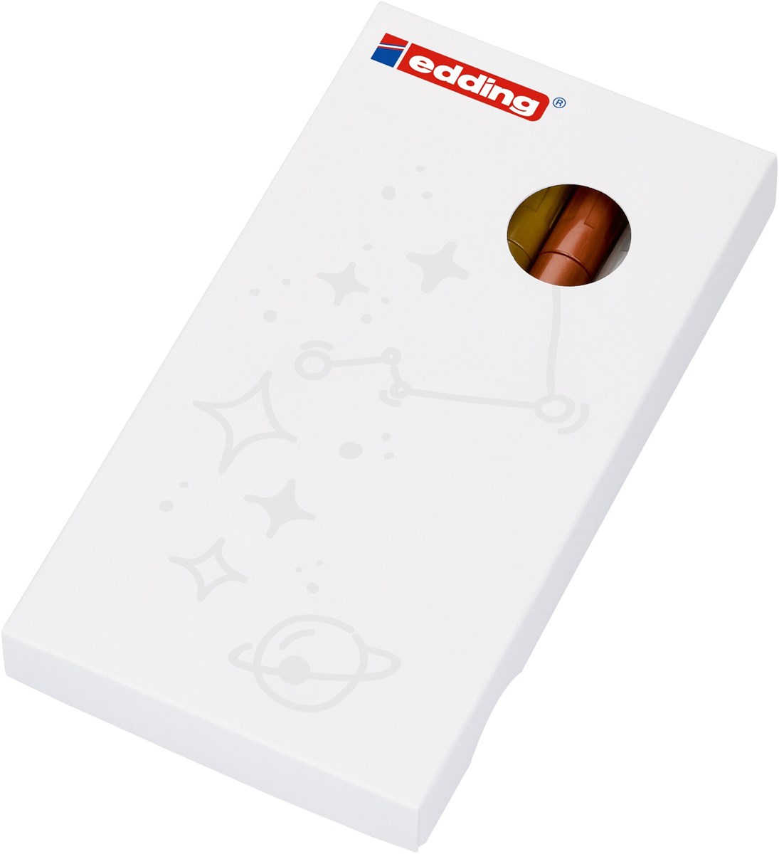 edding 751 creative Glanzlack-Marker 5er Set metallic, Rundspitze 1-2 mm (Art.-Nr.: 4-751-5-999)