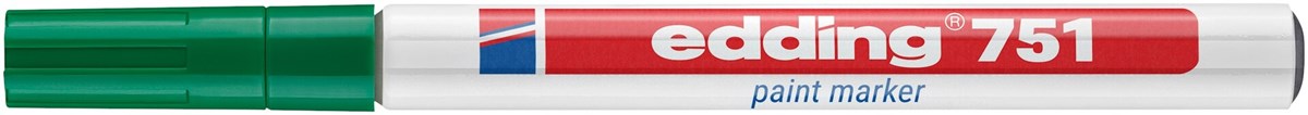 edding 751 Lackmarker grün, Rundspitze 1-2 mm (Art.-Nr.: 4-751004)