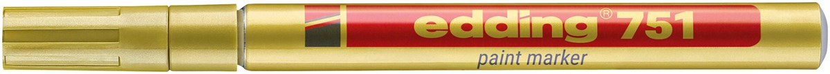 edding 751 Lackmarker gold, Rundspitze 1-2 mm (Art.-Nr.: 4-751053)