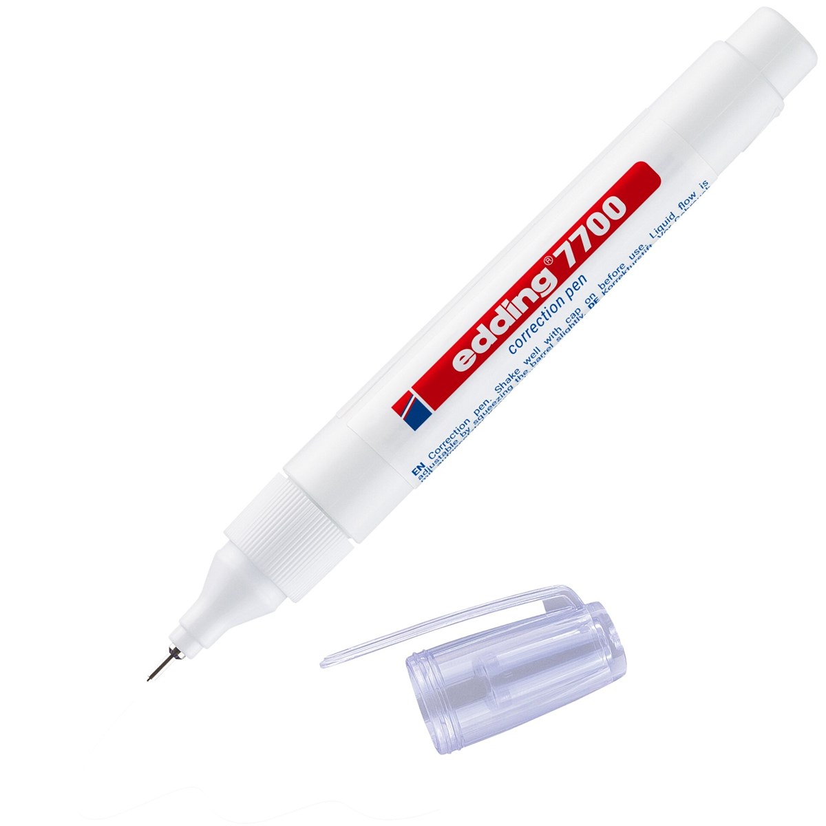 edding 7700 Korrekturstift weiß, Metallspitze 1-2 mm (Art.-Nr.: 4-7700049)