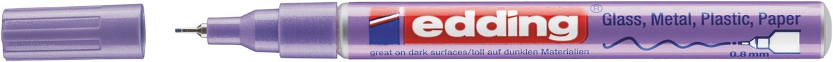 edding 780 creative Glanzlack-Marker violett-metallic, Rundspitze 0,8 mm (Art.-Nr.: 4-780-9-078)