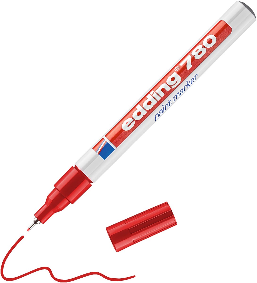 edding 780 Lackmarker rot, Rundspitze 0,8 mm (Art.-Nr.: 4-780002)