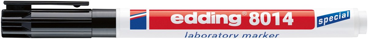 edding 8014 Labormarker Schwarz, Rundspitze 1 mm (Art.-Nr.: 4-8014)