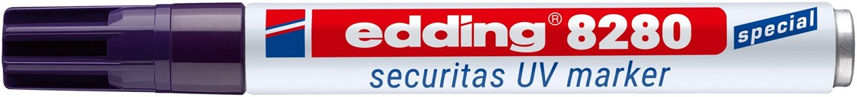 edding 8280 Securitas UV-Marker farblos, Rundspitze 1,5-3 mm (Art.-Nr.: 4-8280100)