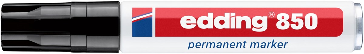 edding 850 Permanentmarker schwarz, Keilspitze 5-15 mm (Art.-Nr.: 4-850001)