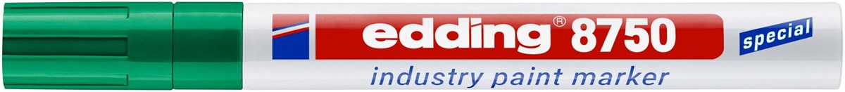 edding 8750 Industrie Lackmarker grün, Rundspitze 2-4 mm (Art.-Nr.: 4-8750004)