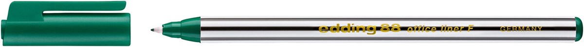 edding 88 F Office Fineliner F grün, Rundspitze 0,6 mm (Art.-Nr.: 4-88004)