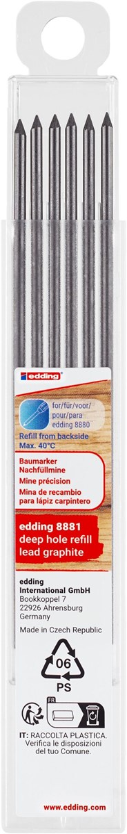 edding Tiefloch Baumarker Set graphit e-8880+8881 (Art.-Nr.: 4-8880-8881)