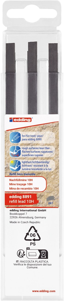 edding 8891 Nachfüllmine 10H 6er-Set (Art.-Nr.: 4-8891-6097)