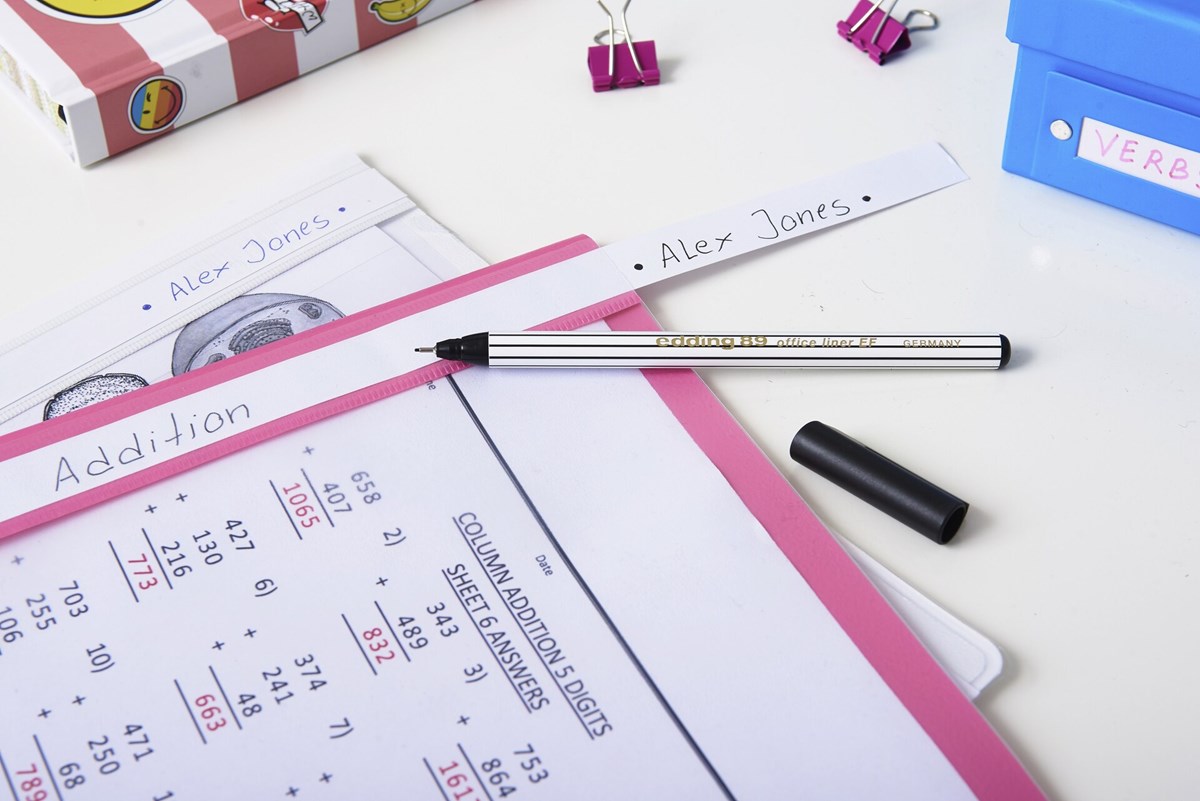 edding 89 EF Office Fineliner EF blau, Kunststoffspitze 0,3 mm (Art.-Nr.: 4-89003)