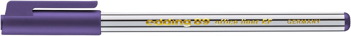 edding 89 EF Office Fineliner EF violett, Kunststoffspitze 0,3 mm (Art.-Nr.: 4-89008)