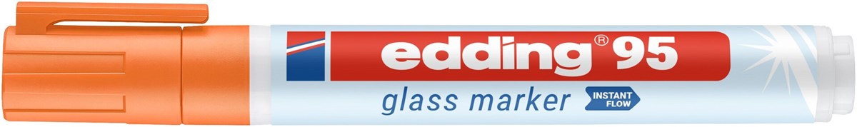 edding 95 Glasmarker orange, Rundspitze 1,5-3mm (Art.-Nr.: 4-95006)