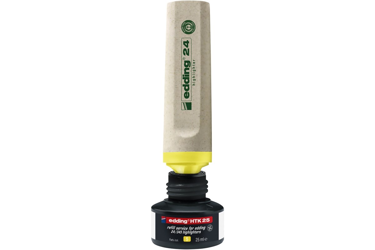 edding HTK 25 Nachfülltinte für Textmarker pastell rosa, 25 ml (Art.-Nr.: 4-HTK25138)