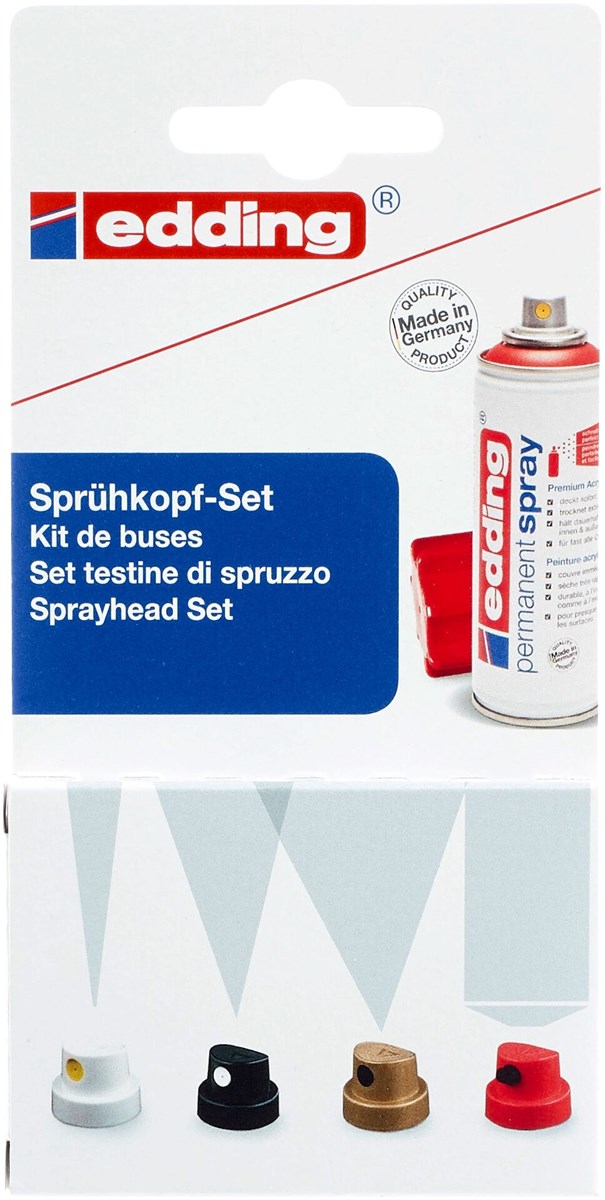 edding 5200 N Sprühkopf-Set 6er Set sortiert (Art.-Nr.: 4-INT5200N)
