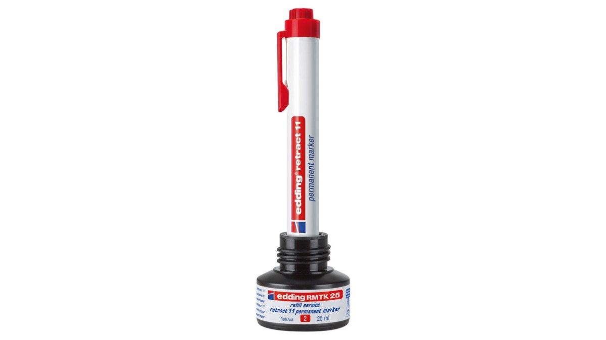 edding RMTK 25 Nachfülltinte für Permanentmarker grün, 25 ml (Art.-Nr.: 4-RMTK25004)