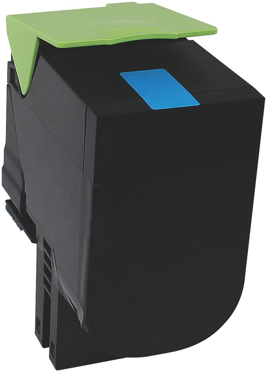 edding Toner, Cyan, 2.300 Seiten, ersetzt Lexmark 71B0020 / 71B20C0 (Art.-Nr.: 18-6049)