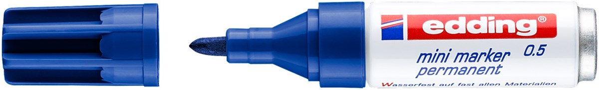 edding 0.5 Permanentmarker blau 10er Pack, Rundspitze 1,5-3 mm (Art.-Nr.: 4-05-10003)