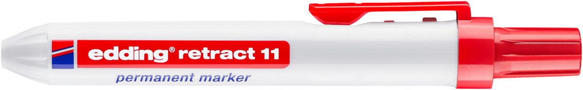 edding retract 11 Permanentmarker rot, Rundspitze 1,5-3 mm (Art.-Nr.: 4-11002)