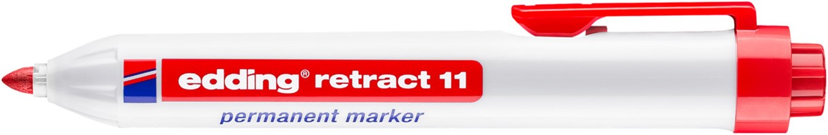 edding retract 11 Permanentmarker rot, Rundspitze 1,5-3 mm (Art.-Nr.: 4-11002)