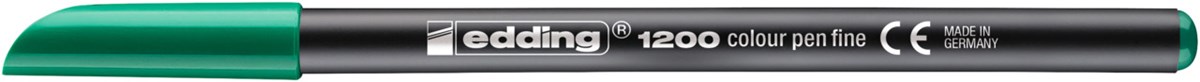 edding 1200 Fasermaler grün, Rundspitze 1 mm (Art.-Nr.: 4-1200004)
