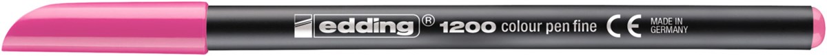 edding 1200 Fasermaler rosa, Rundspitze 1 mm (Art.-Nr.: 4-1200009)