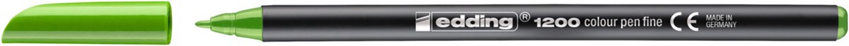 edding 1200 Fasermaler hellgrün, Rundspitze 1 mm (Art.-Nr.: 4-1200011)