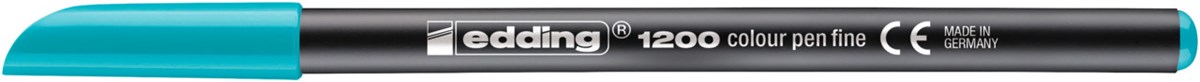 edding 1200 Fasermaler türkis, Rundspitze 1 mm (Art.-Nr.: 4-1200014)