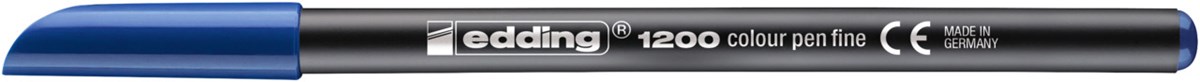edding 1200 Fasermaler stahlblau, Rundspitze 1 mm (Art.-Nr.: 4-1200017)