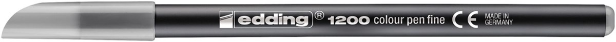 edding 1200 Fasermaler pastell silbergrau, Rundspitze 1 mm (Art.-Nr.: 4-1200026)
