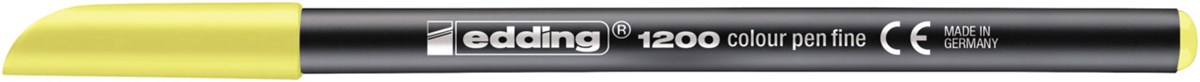 edding 1200 Fasermaler neongelb, Rundspitze 1 mm (Art.-Nr.: 4-1200065)
