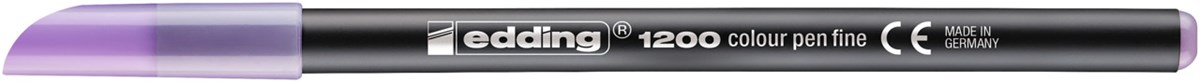 edding 1200 Fasermaler pastell beerig lavendel, Rundspitze 1 mm (Art.-Nr.: 4-1200087)