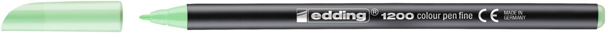 edding 1200 Fasermaler pastell apfelsorbet, Rundspitze 1 mm (Art.-Nr.: 4-1200089)