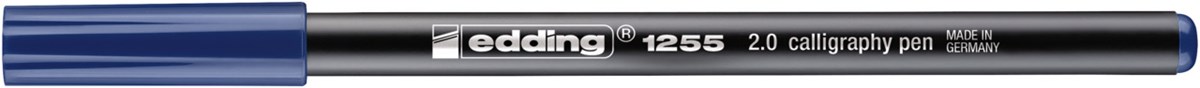 edding 1255 Kalligrafiestift stahlblau, Kalligrafie Spitze 2 mm (Art.-Nr.: 4-125520-017)