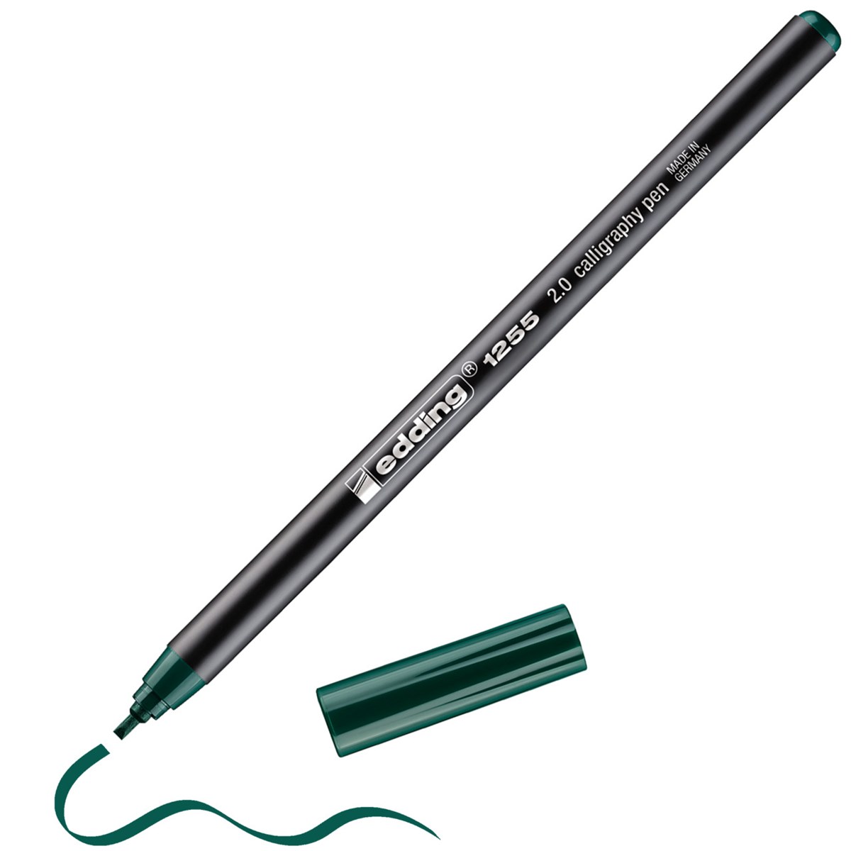 edding 1255 Kalligrafiestift flaschengrün, Kalligrafie Spitze 2 mm (Art.-Nr.: 4-125520-025)
