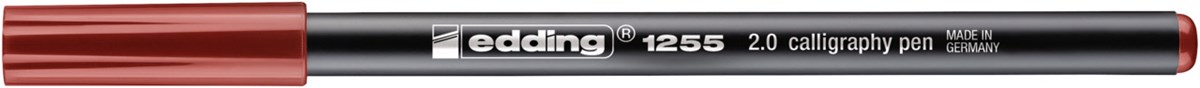 edding 1255 Kalligrafiestift karmesin, Kalligrafie Spitze 2 mm (Art.-Nr.: 4-125520-046)
