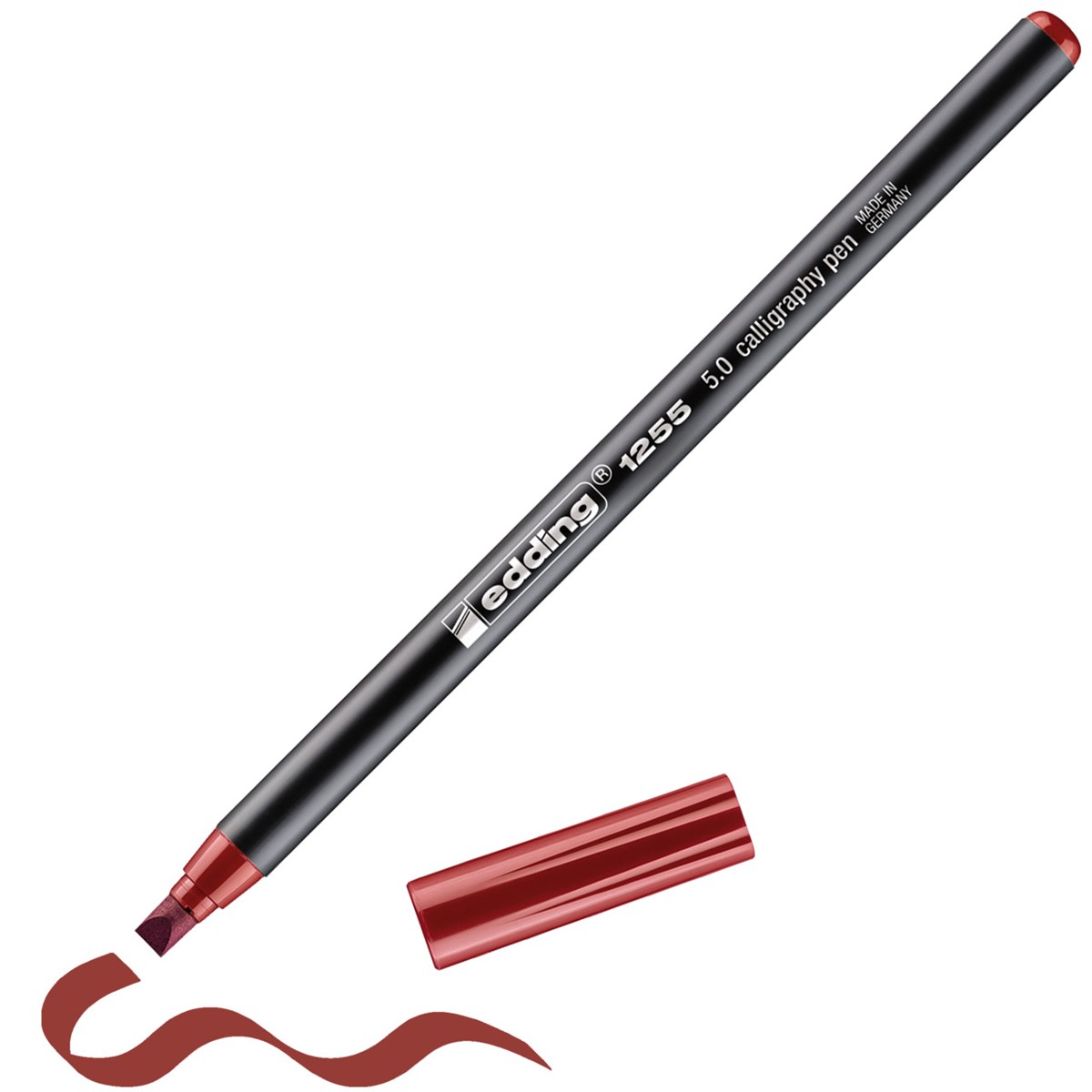 edding 1255 Kalligrafiestift karmesin, Kalligrafie Spitze 5 mm (Art.-Nr.: 4-125550-046)