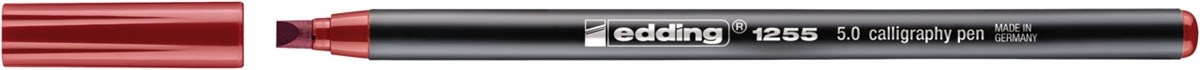 edding 1255 Kalligrafiestift karmesin, Kalligrafie Spitze 5 mm (Art.-Nr.: 4-125550-046)