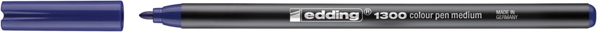 edding 1300 Fasermaler blau, Rundspitze 2 mm (Art.-Nr.: 4-1300003)