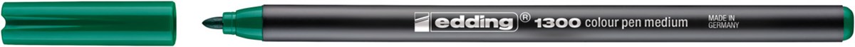 edding 1300 Fasermaler grün, Rundspitze 2 mm (Art.-Nr.: 4-1300004)